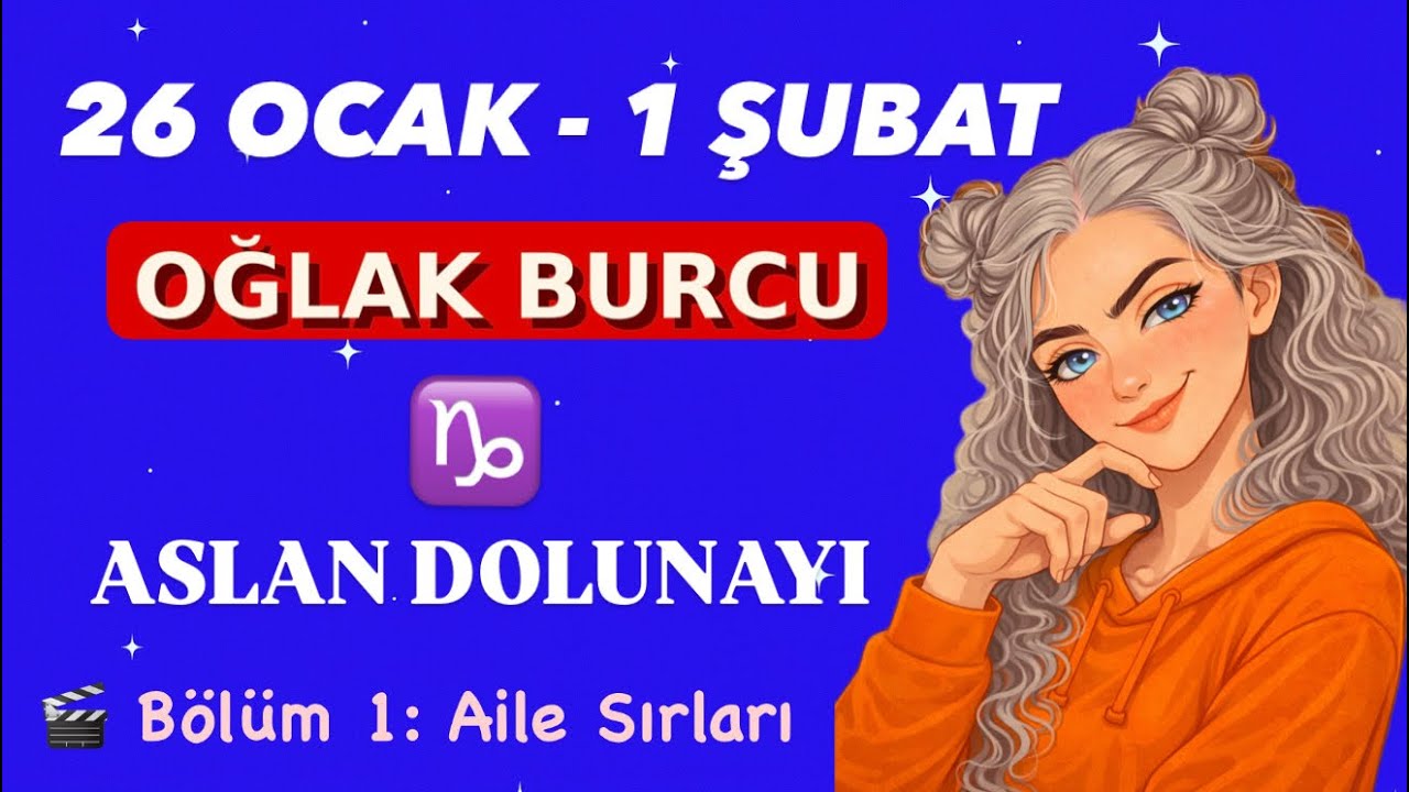 Oğlak Burcu | 26 Ocak – 1 Şubat Haftalık Burç Yorumları | Aslan Burcunda Dolunay 🌕 | Full Moon 