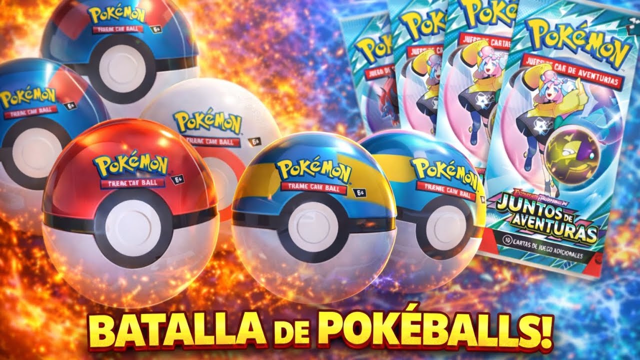 Abrimos TODAS las Pokéballs + Juntos de Aventuras +Sorteo Pokémon 😱🃏