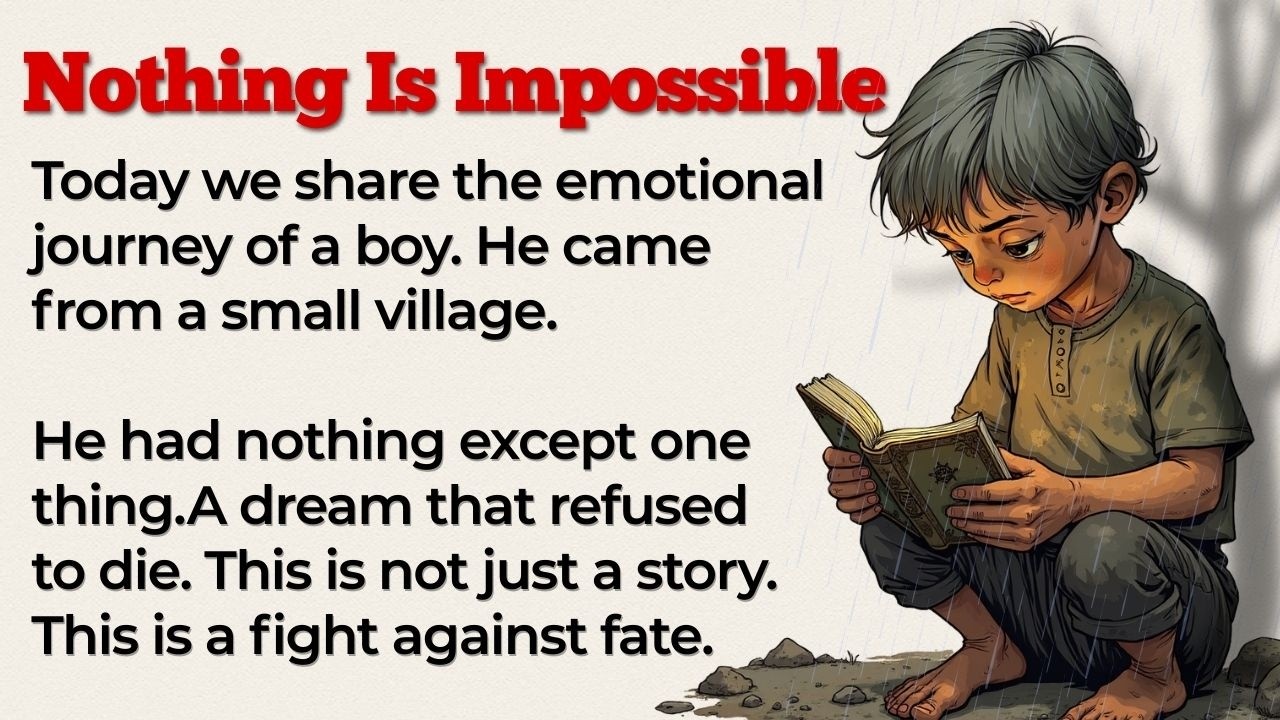 Nothing is impossible | English Stories | Learn English with Stories