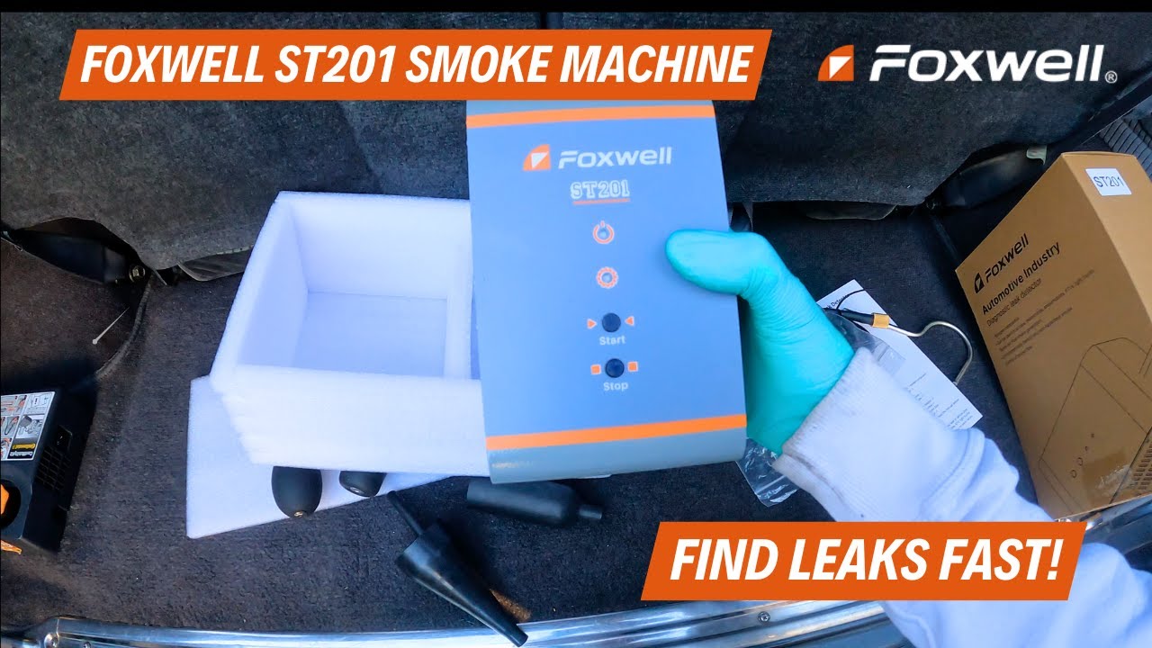 Find Leaks Fast! Foxwell ST201 Smoke Generator Unboxing, Test & Review