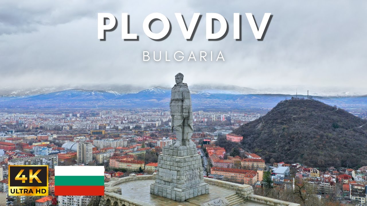Plovdiv, Bulgaria - 4K Aerial Drone Video Compilation