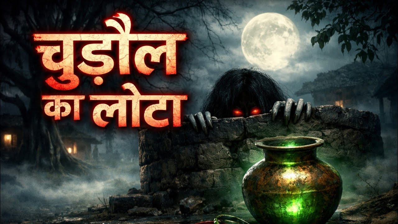रात 12 बजे कुएँ के पास दिखा चमकता लोटा | चुड़ैल की वापसी | मत छूना इस लोटे को! चुड़ैल की कहानी 