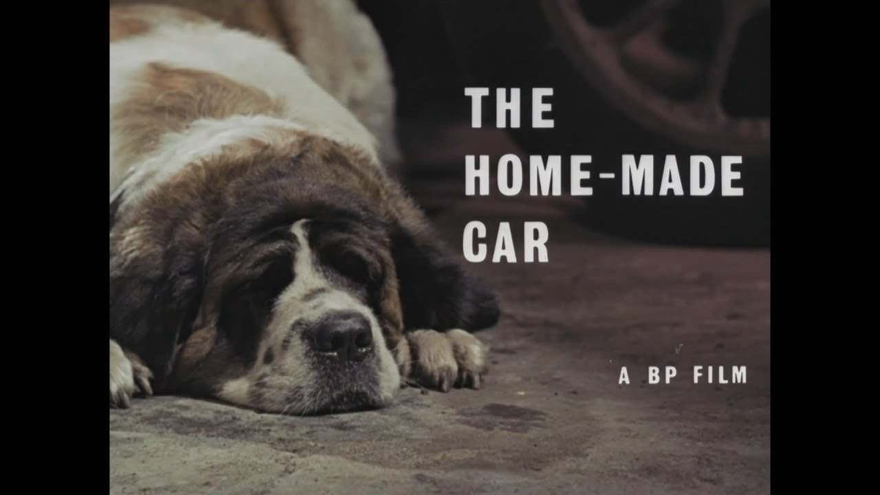 The Home Made Car - Colour Trade Test Film (1963) HD