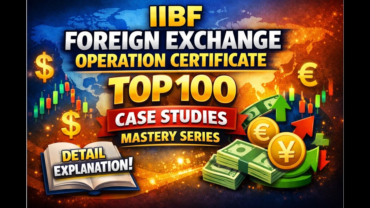 IIBF Foreign Exchange Operation Certificate:Top 100 Case Studies Mastery Series | Detail Explanation