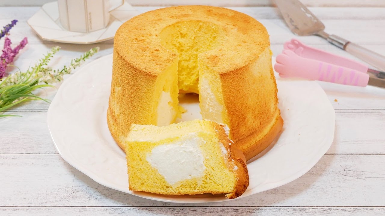 成功率99.9% 初めての生シフォンケーキの作り方【初心者必見！】Success rate 99.9% How to make your first chiffon cake