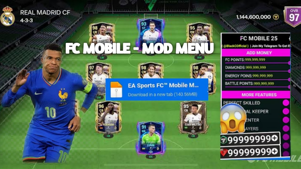 Fc Mobile Mod Menu v27.0.04 | Unlimited Money | Fc Mobile Mod Menu | New Update Fc Mobile Mod Apk 