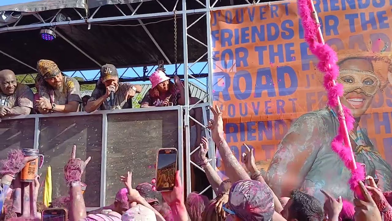 KES в J'ouvert 2025 Друзья на дороге!!