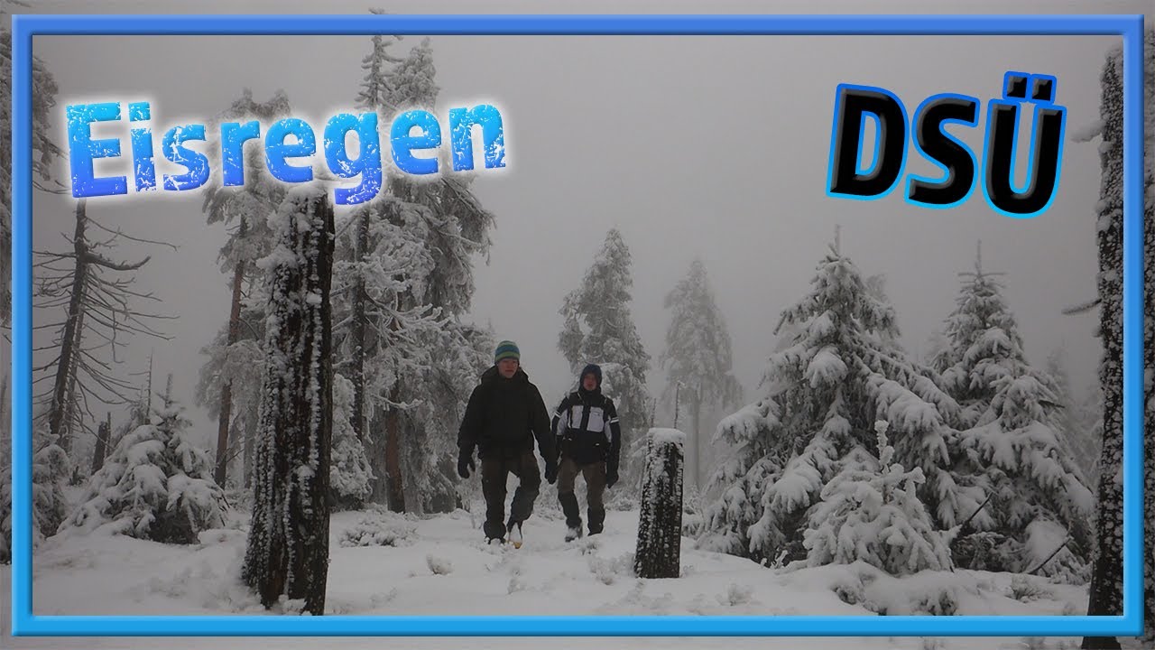 Trainings Durchschlageübung bei Eisregen im Mittelgebirge