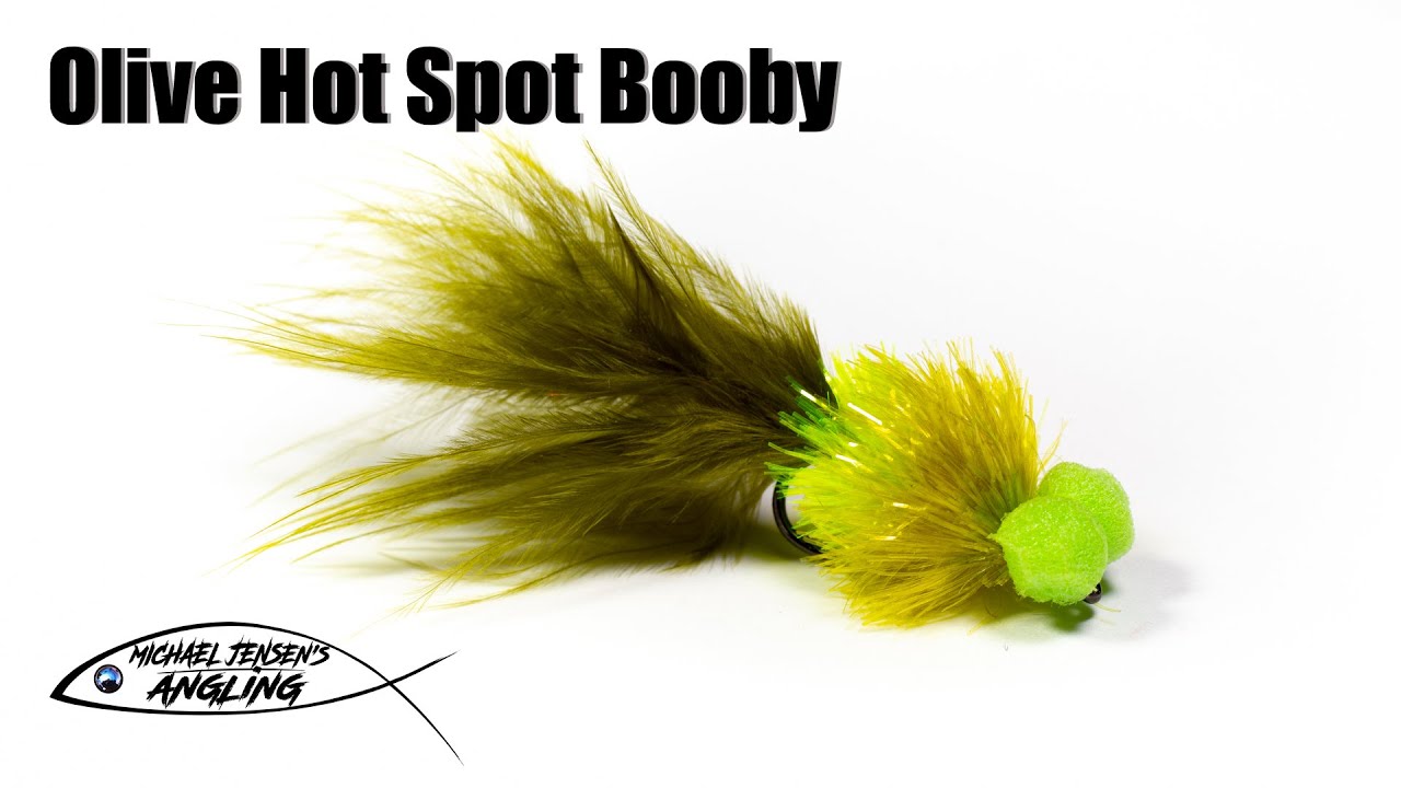 Olive Hot Spot Booby - Stillwater-, trout and saltwater streamer tutorial