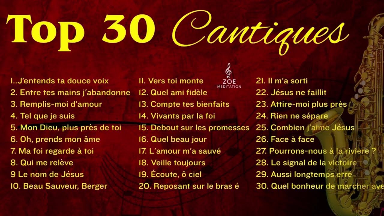 Les 30 Meilleurs Cantiques de Zoé Méditation – Prière et Adoration 2025