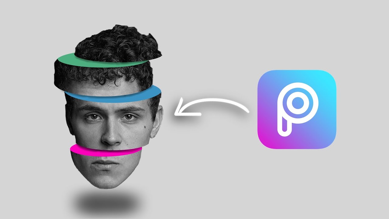 Cómo EDITAR fotos en PICSART - Sliced Head (Aesthetic) | PIXEEL