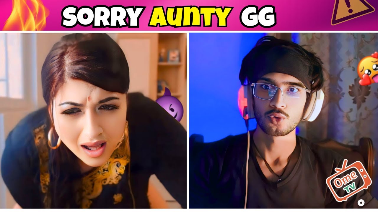 Omegle But Aunty G Ro Parri 🤬