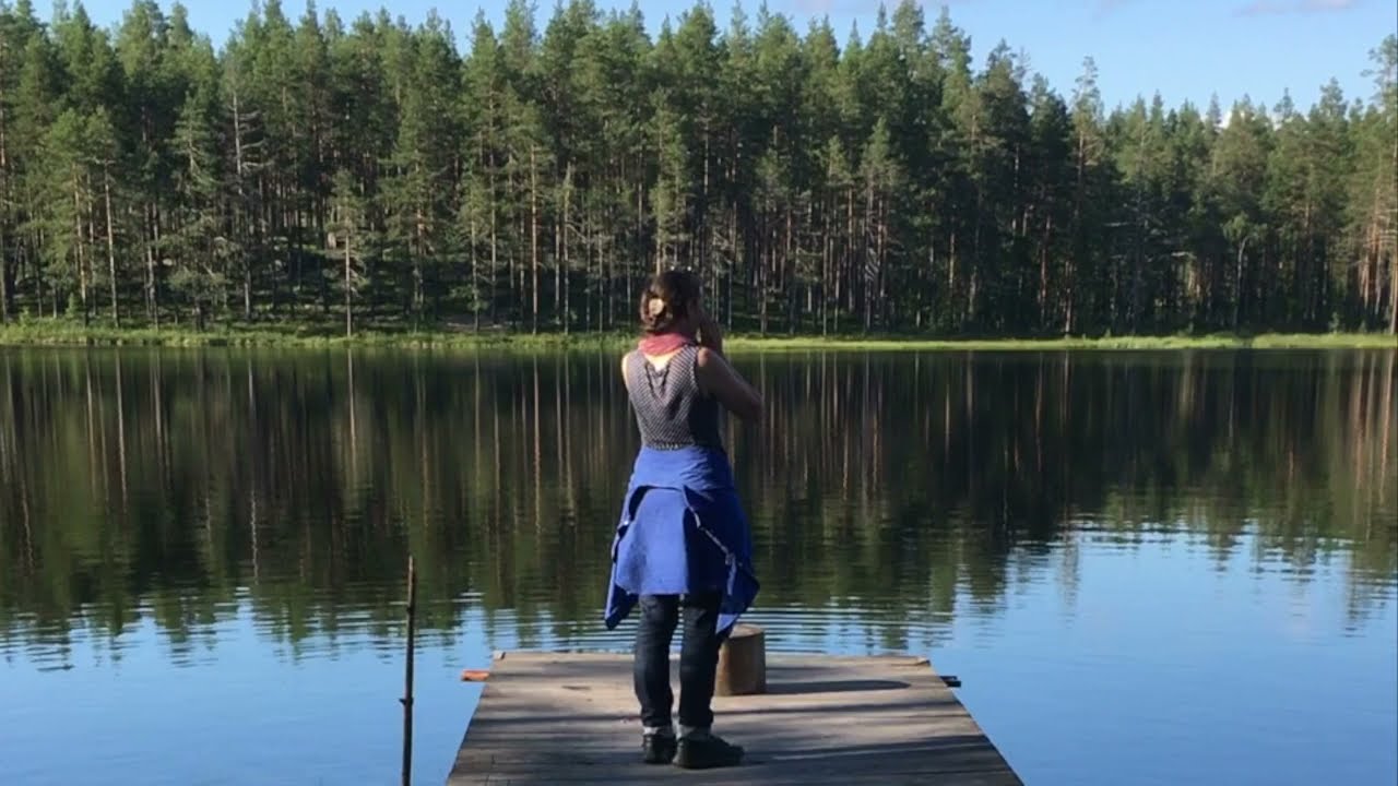 Kularkraft vid en tjärn i Hälsingland