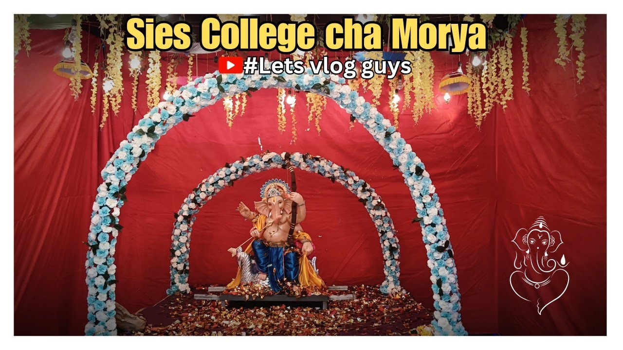 SIES CHA MORYA 2023❤️✨| GANPATI CELEBRATION | SIES COLLEGE OF COMMERCE AND ECONOMICS.