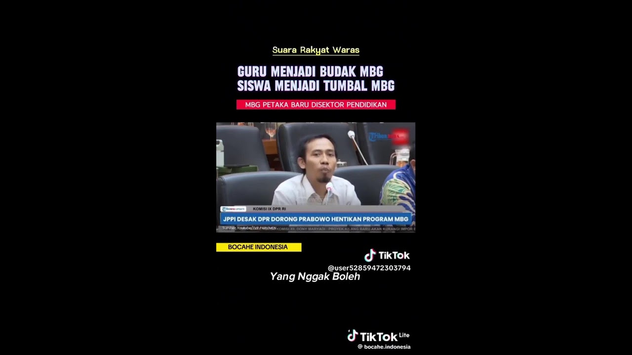 🔴UPDATE ,GURU DAN MBG