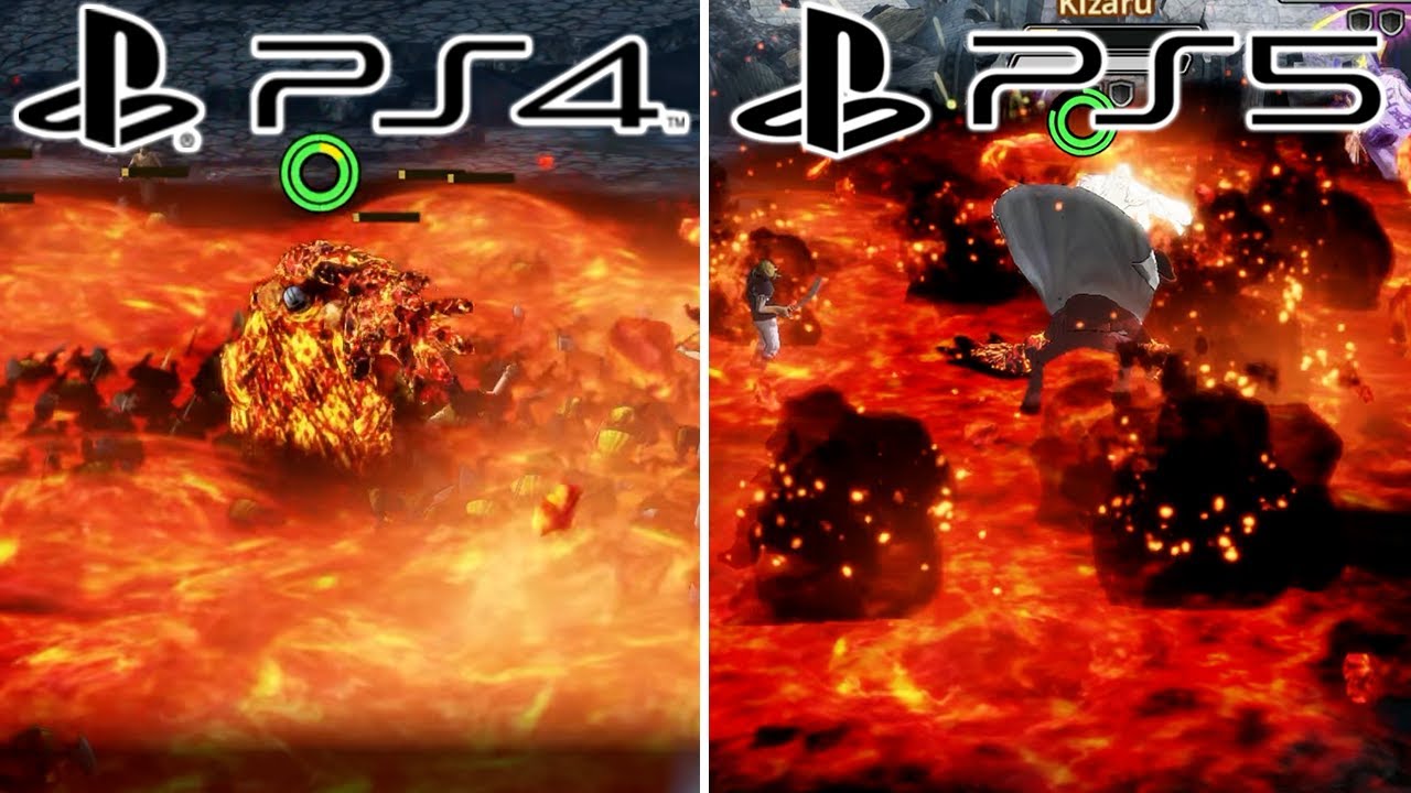 Сравнение AKAINU PS4 и PS5! Обновление One Piece Pirate Warriors 4 для PS5!
