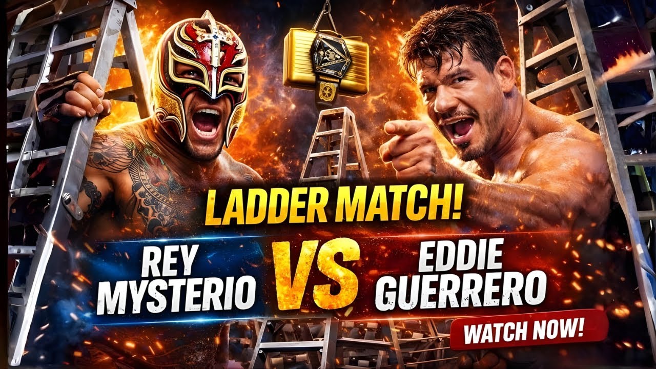 Rey Mysterio vs Eddie Guerrero Ladder Match (FULL MATCH)