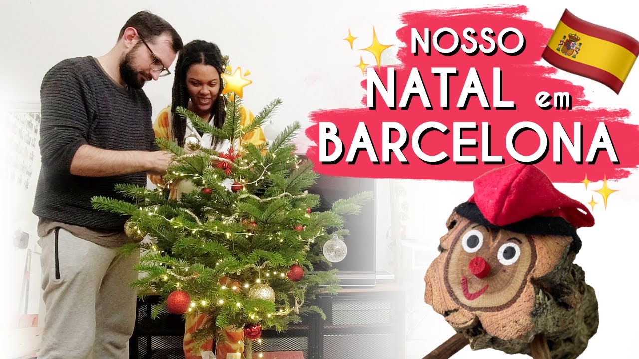 VLOG de NATAL em BARCELONA: NOSSA DECORAÇÃO + COMPRINHAS pra CASA 🤶🏾🎄🎅🏻