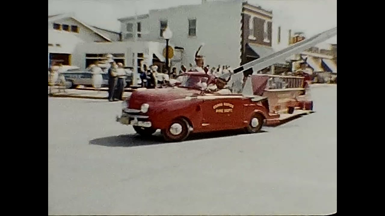 1957 August Wild Rice Festival Parade Deer River
