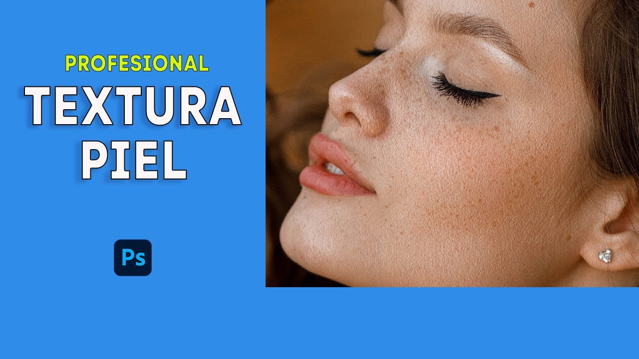 Crear TEXTURA en la piel de forma profesional con PHOTOSHOP