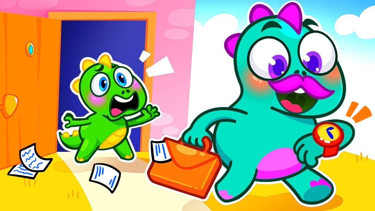 🦖 Caring for Baby Dino | Fun and Friendly Dinosaur Song for Kids! | Pit & Penny Tales #stories #top