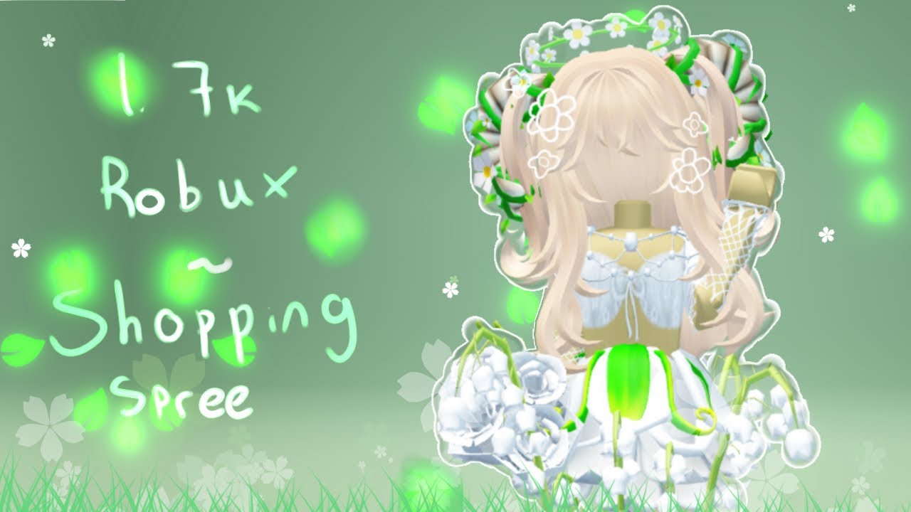 1.7k robux shopping spree 🌾🌿