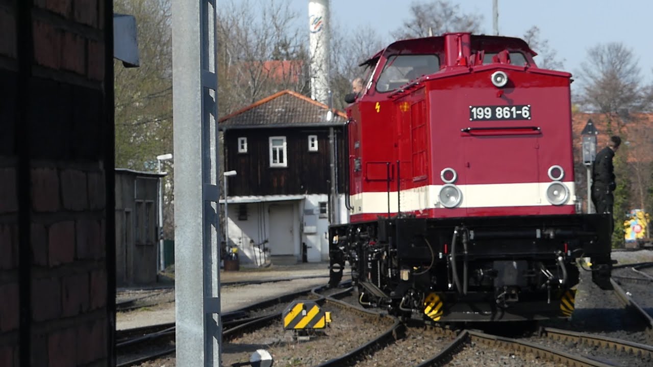 HSB 2025 / Lastprobefahrt der V 100 - 199 861 - 6 (Harzkamel) der HSB (02.04.2025)