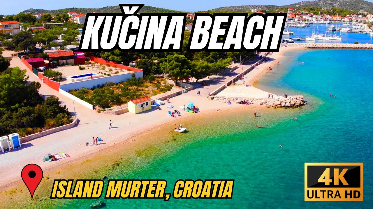 KUČINA BEACH - ISLAND MURTER, CROATIA 4K