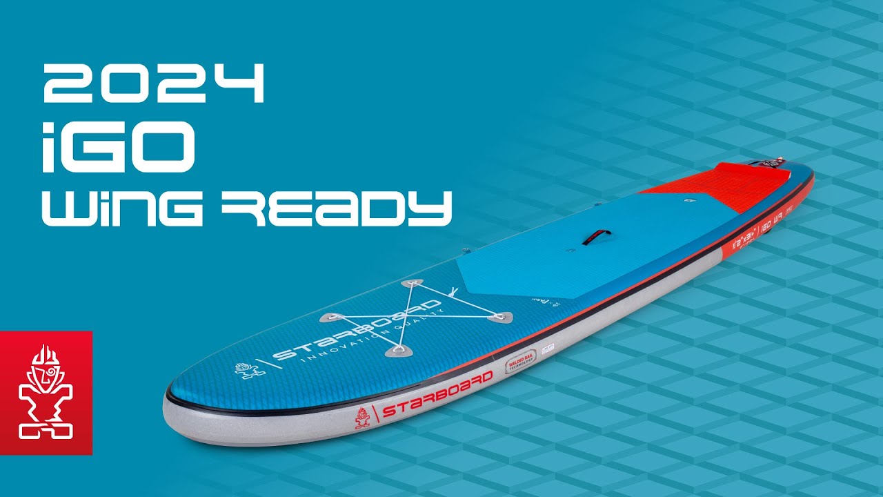 2024 Starboard iGO Wing Ready (WR) Inflatable Paddle Board | Crossover Beginner Wingboard