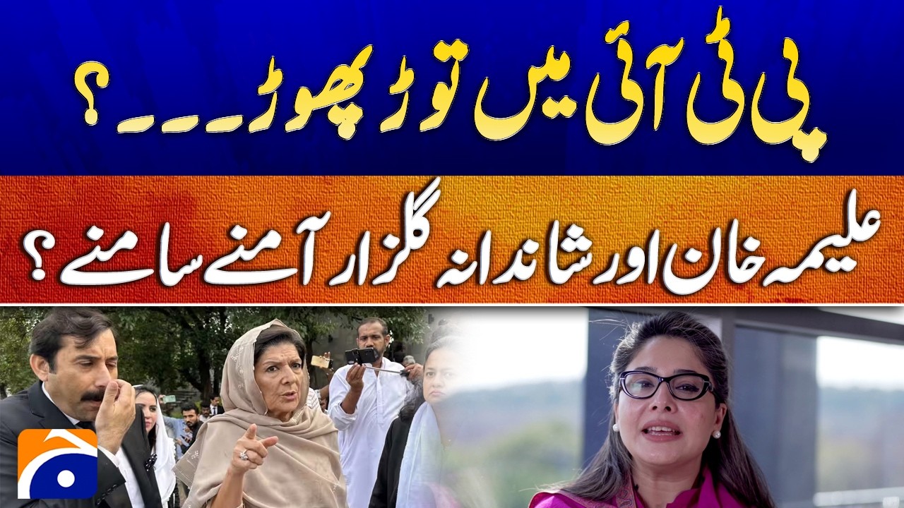 Internal PTI Rift: Aleema Khan and Shandana Gulzar in Spotlight - Breaking News