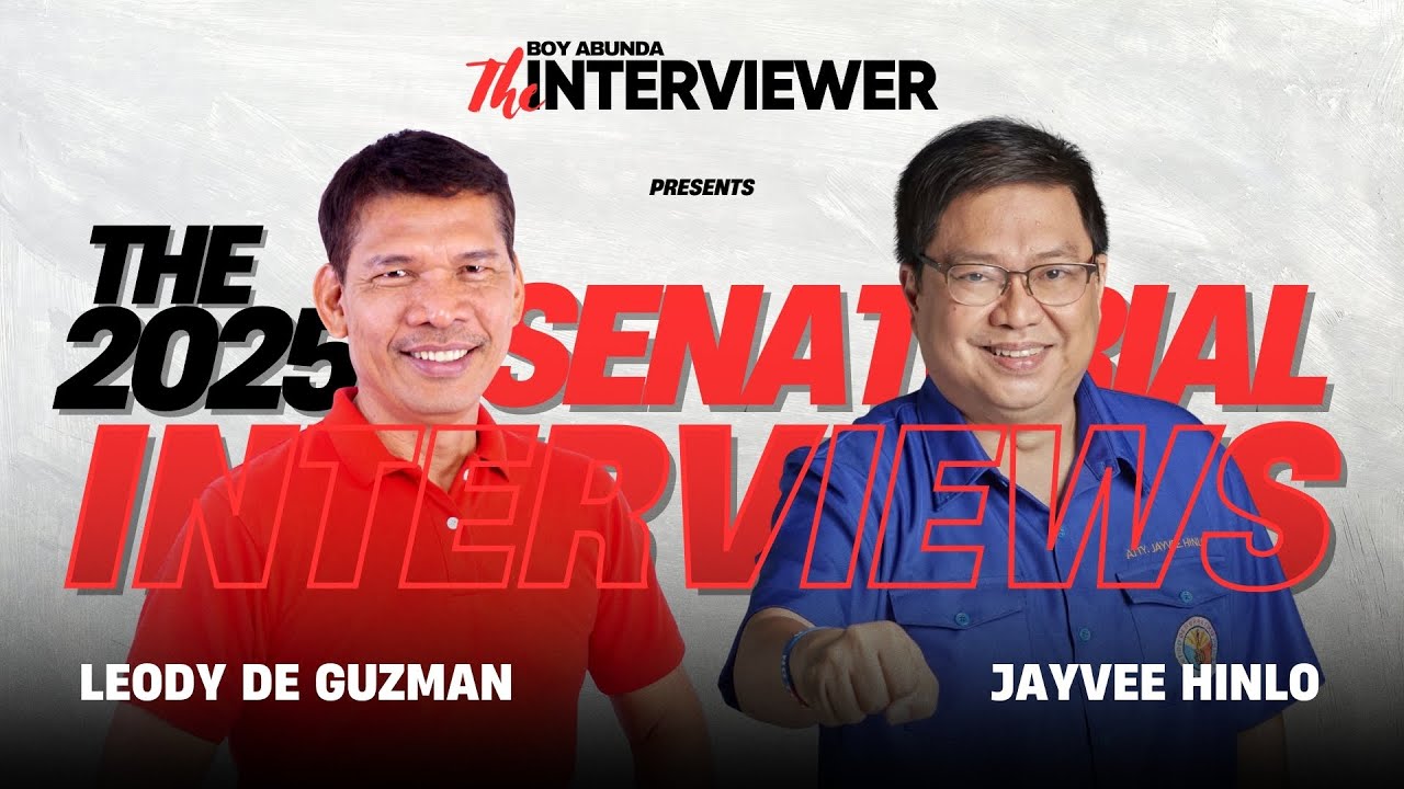 The 2025 Senatorial Interviews with Leody De Guzman and Jayvee Hinlo