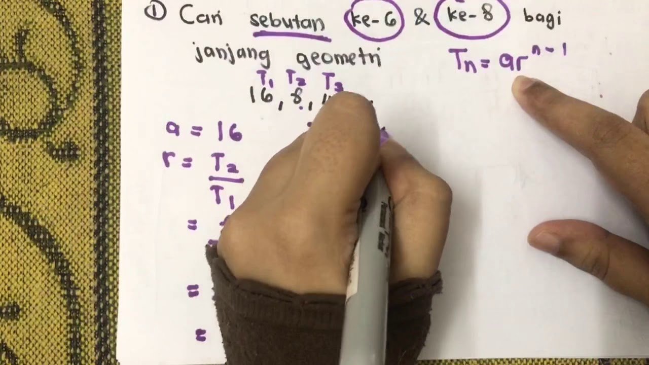 Janjang Geometri (Geometric Progressions) - Konsep Asas