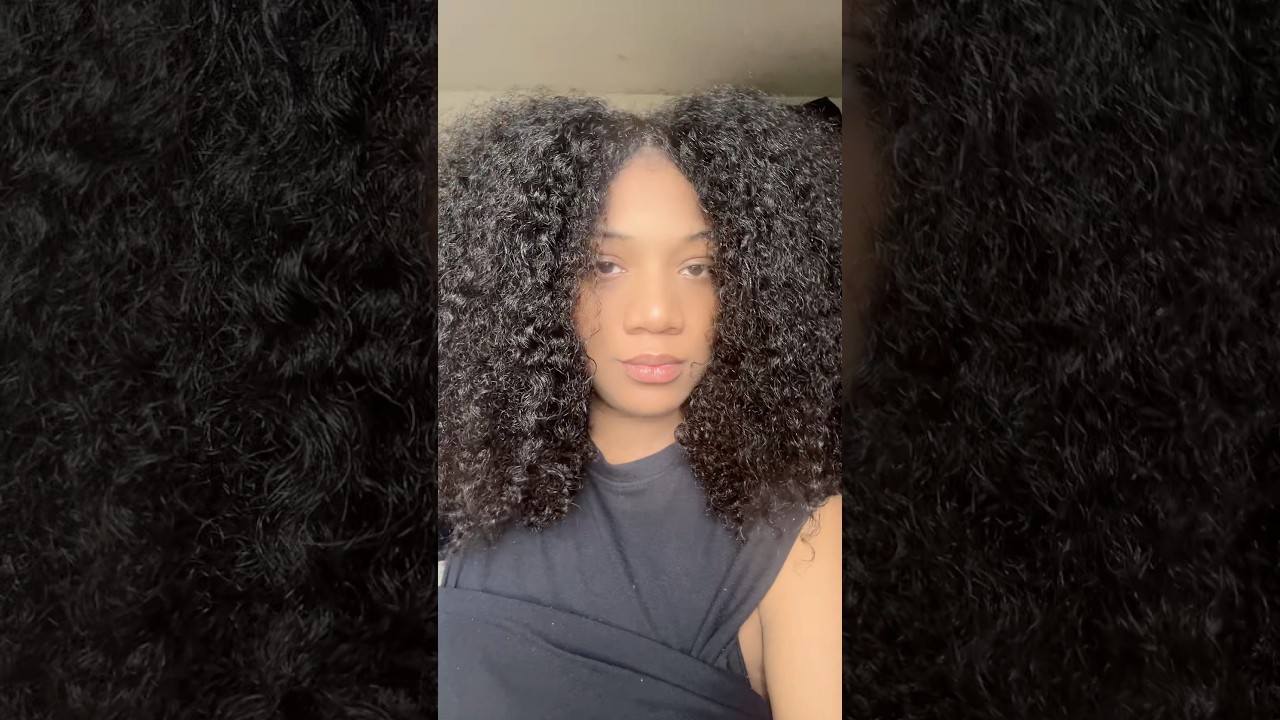Naturally curly hair