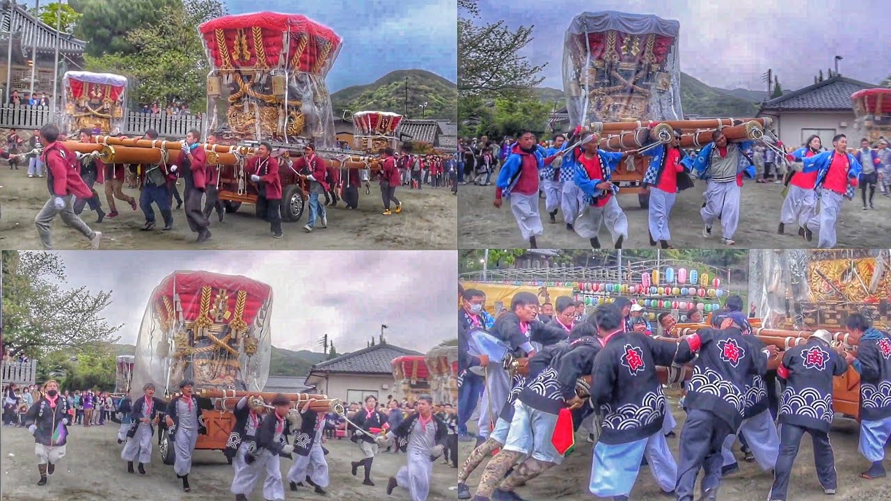 2023年 阿万 亀岡八幡神社 宮帰り 北阿万 だんじり 練り  南あわじ市