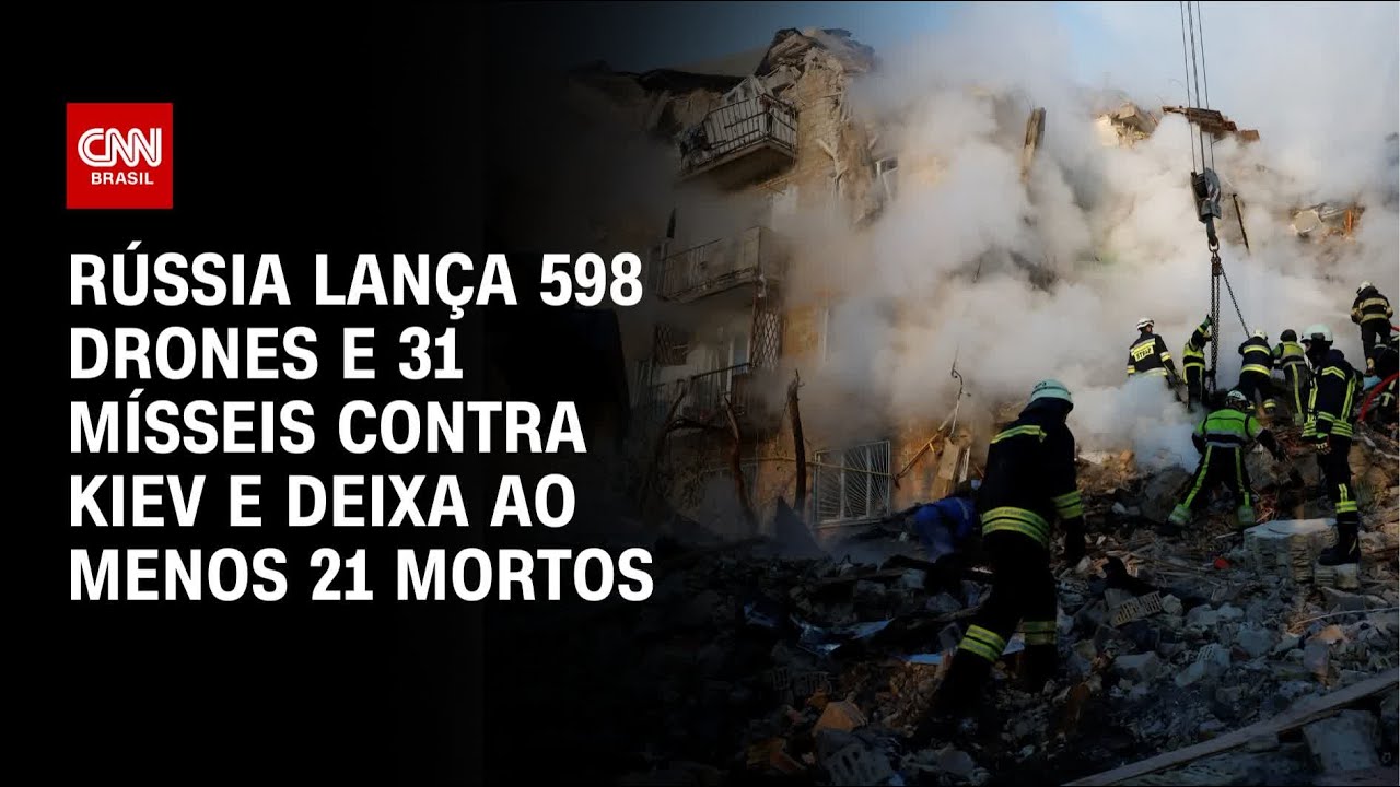Rússia realiza o segundo maior ataque contra a Ucrânia | CNN PRIME TIME