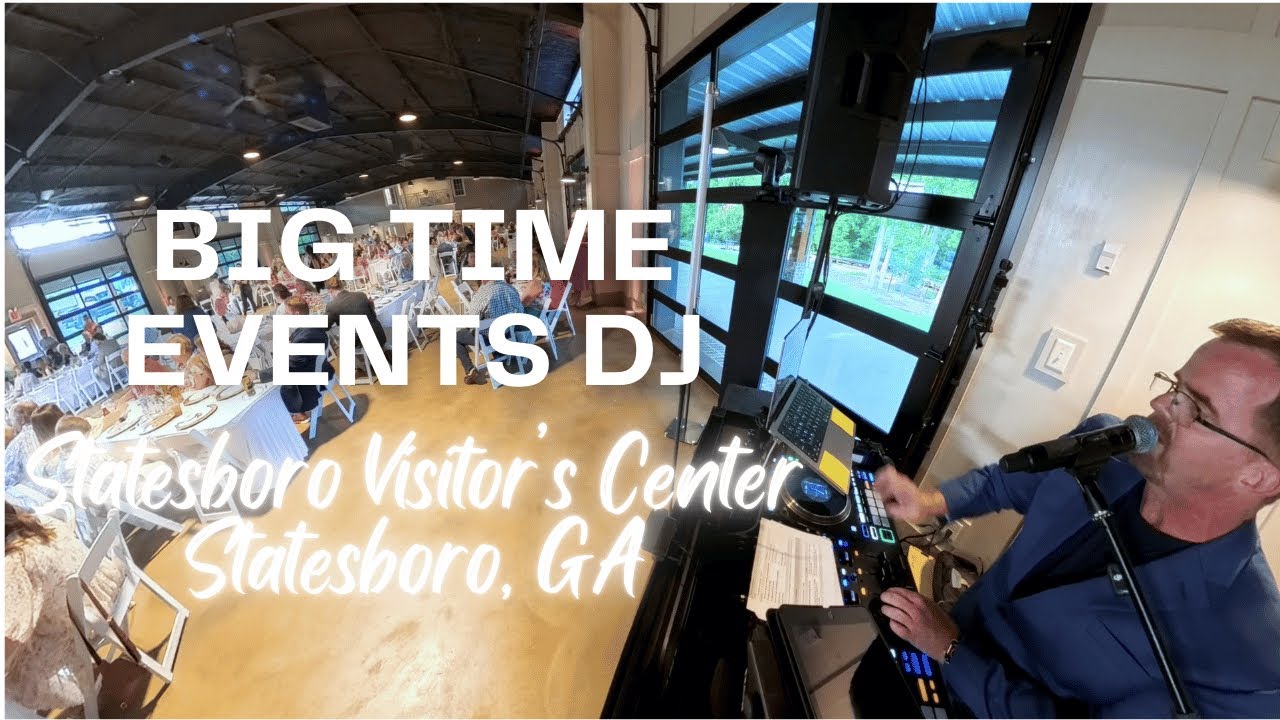 Epic Wedding Reception at the Statesboro Visitors Center | Big Time Events DJ