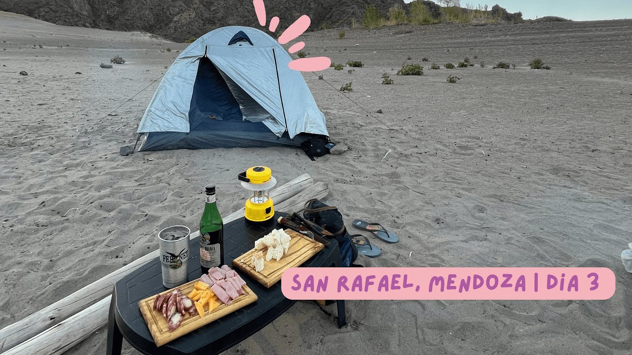Vlog Mendoza 2024 | San Rafael | Día 3 - La tirolesa más larga del país y acampamos en el Atuel