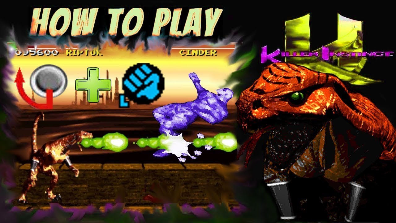 How to Play RIPTOR Tutorial - KI SNES/Killer Instinct Arcade