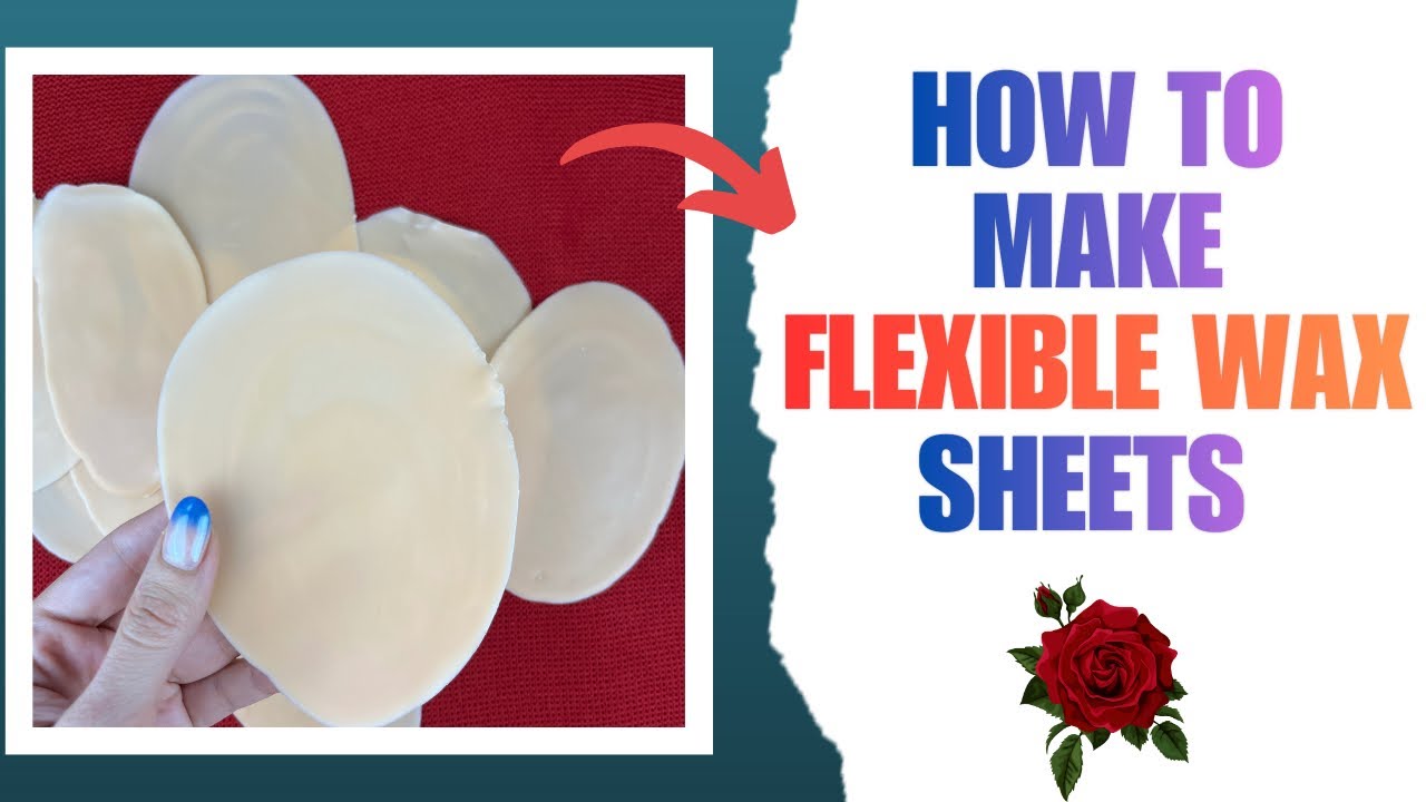 How To Make Flexible Wax Sheets | Secret Technique For Perfect Candle Making #candle #diy #handmade