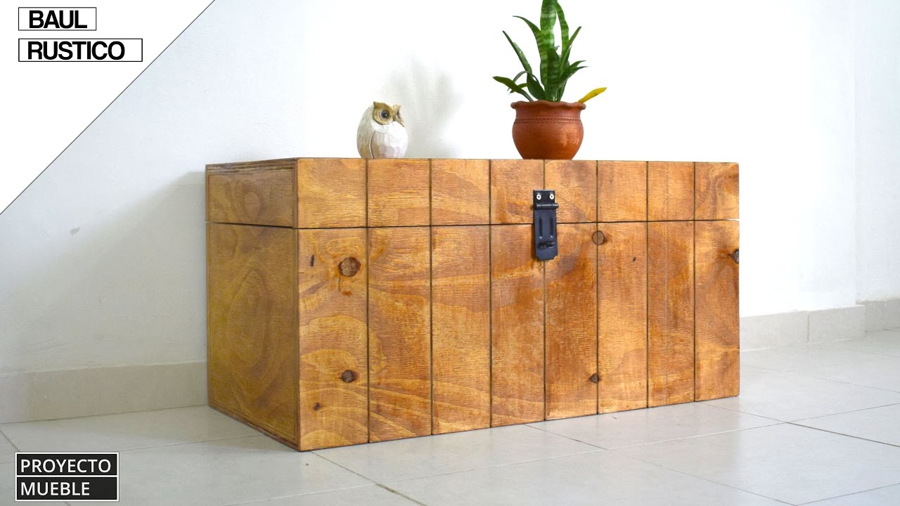 Como hacer Baúl Rustico ( Rustic Trunk)