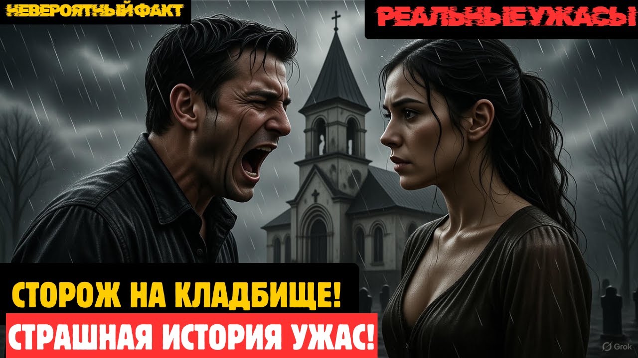 Я УСТРОИЛСЯ СТОРОЖЕМ НА КЛАДБИЩЕ! Страшные истории и страшилки.