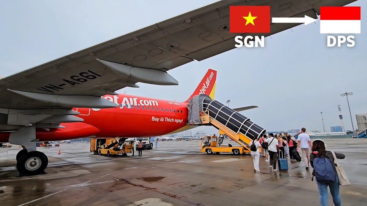 TRIP REPORT LCC AIRLINE FROM 🇻🇳 | VIET JET AIR A321 VJ 897 HO CHI MINH CITY - DENPASAR ECONOMY CLASS