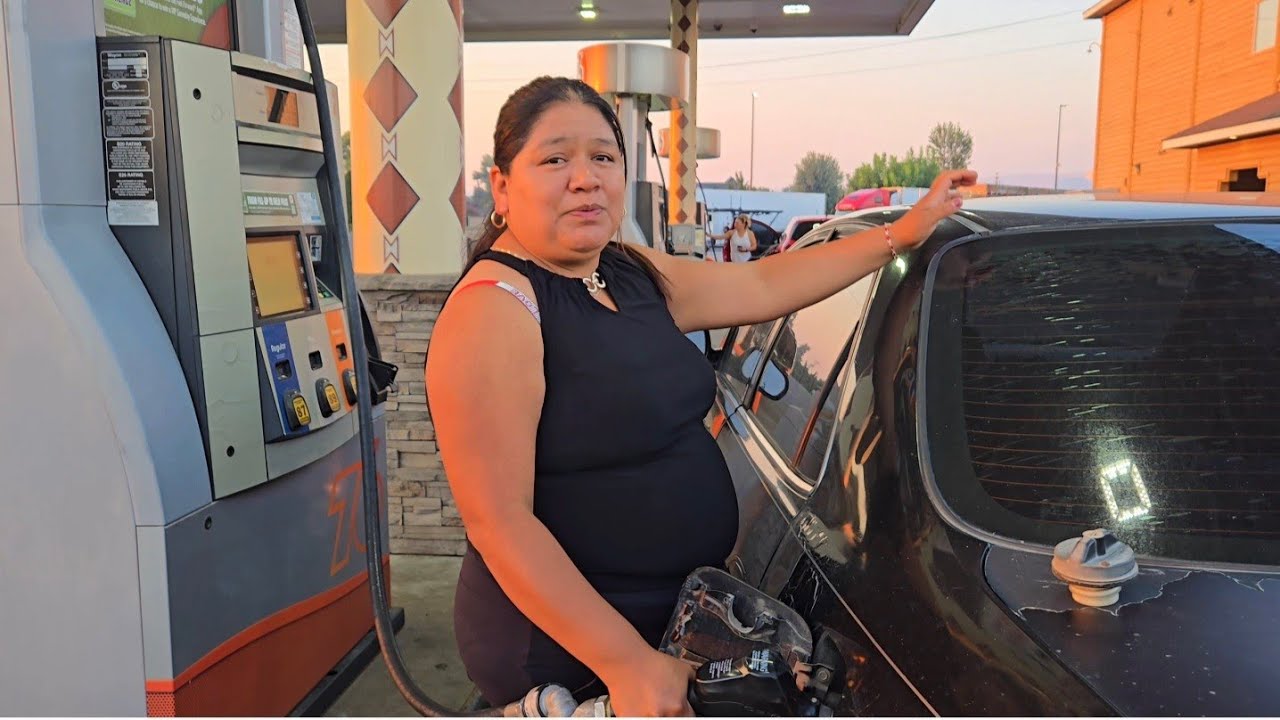 Sali a cargar gas y comprar unas cosas aquí con perlita 