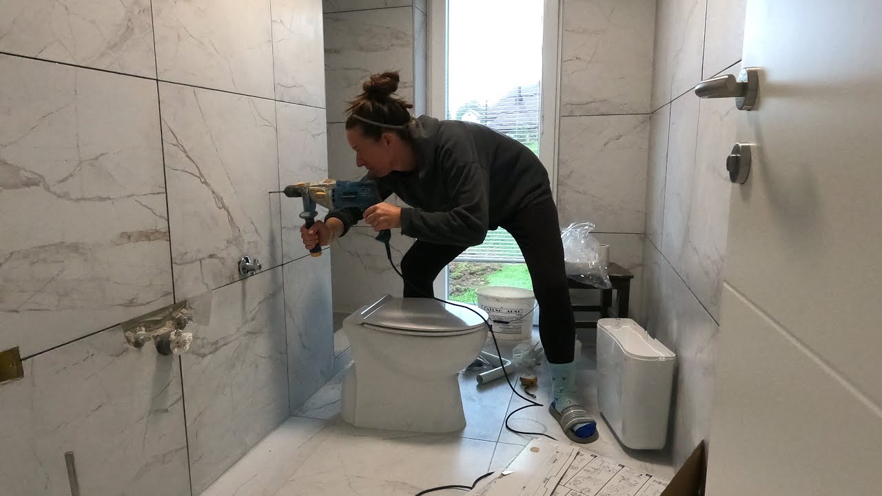 Just a girl and her power tools - Drilling in Tiles is Hard | Martinas Life