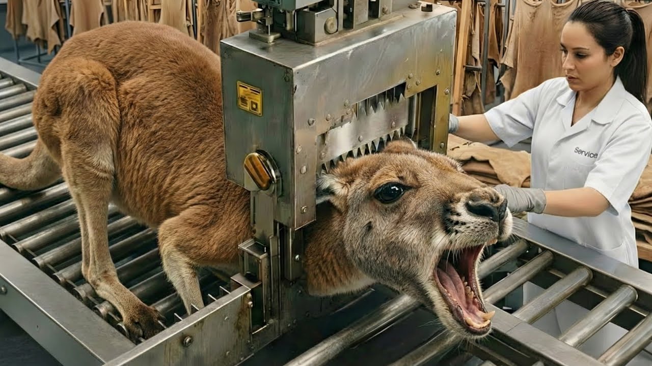 Inside Kangaroo Leather Factory | Kangaroo Skin Processing to World’s Strongest Leather