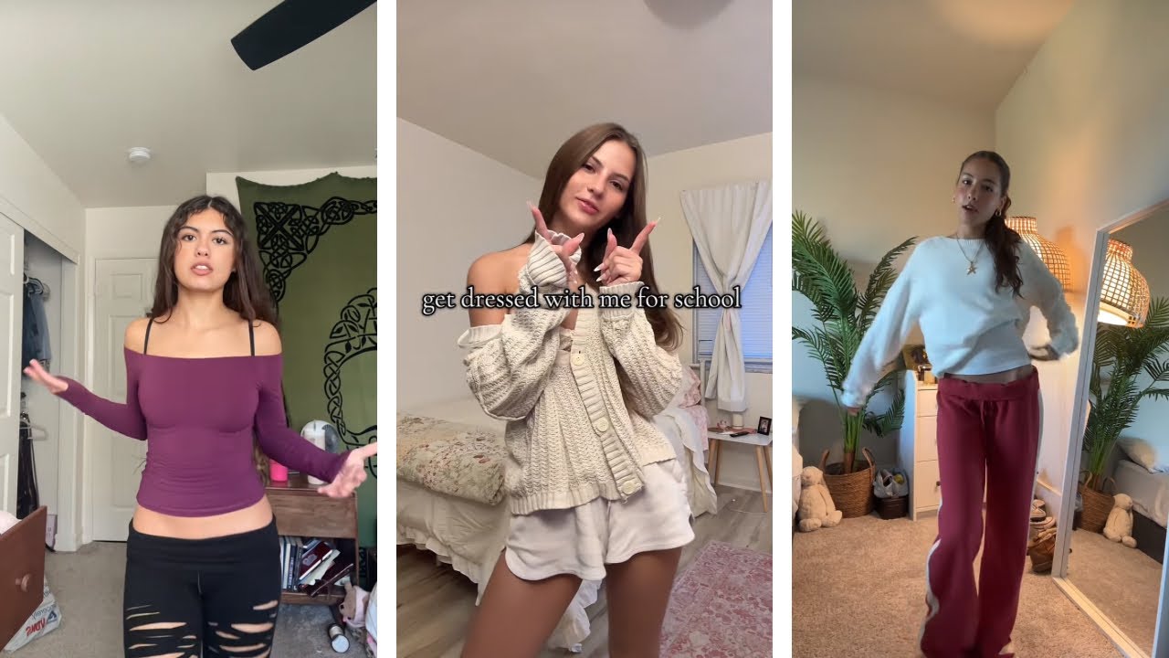 Одеваемся вместе в школу | Подборка видео из TikTok на тему 