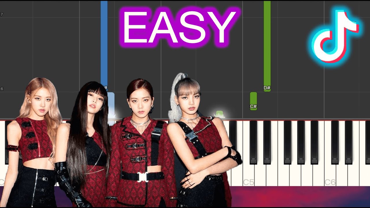 BLACKPINK - How You Like That EASY Piano Tutorial