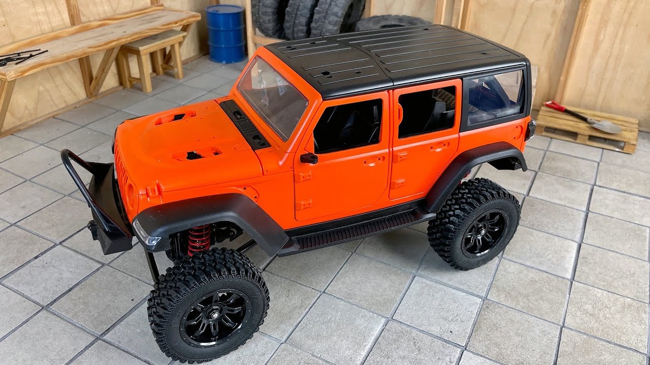 ✅ Первое знакомство с MN-128. Jeep Wrangler в 12 масштабе
