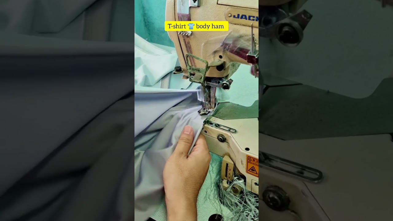t-shirt 👕 body ham #garments_ar_kaj_ki #sewing #garmentsjob #machine #factory #sewinghacks