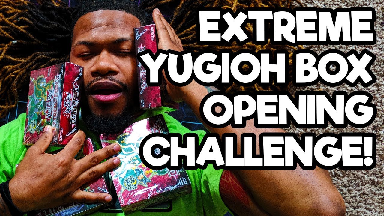 EATING A YUGIOH CARD?! 🍳 Extreme Force Box Opening Challenge!